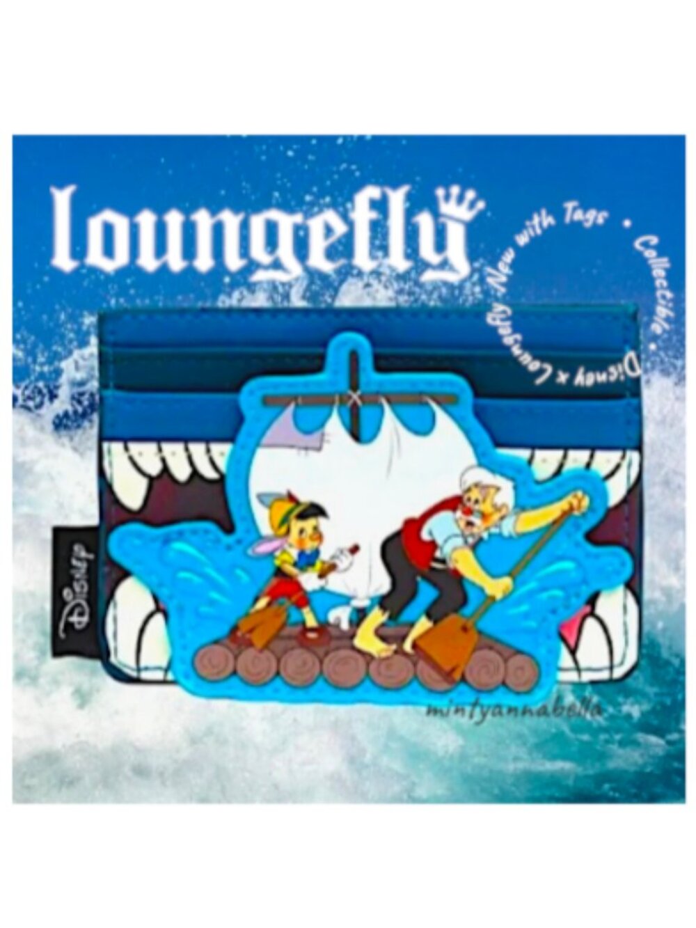 Loungefly 🆕️ Pinocchio 🐋Monstro Card Holder 🐋